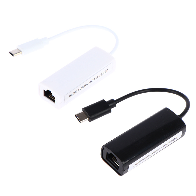 Dây Cáp Chuyển Đổi Mạng Usb Ethernet 10 / 100mbps Rj45 Type C