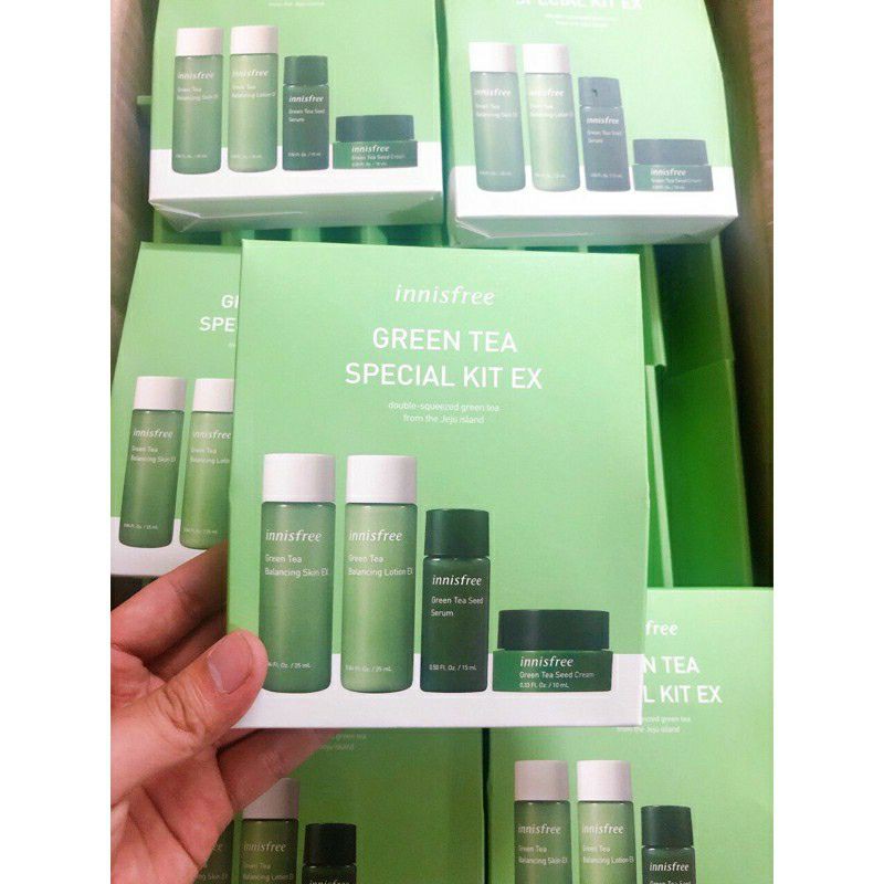 Bộ Dưỡng Da Trà Xanh Innisfree Green Tea Speacial Kit Ex