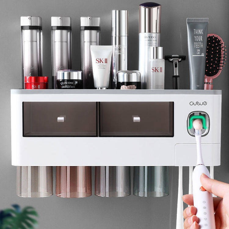 kệ lò vi sóngđời Giá đỡ bàn chải đánh răng treo tường bóp giá đựng bàn chải đánh răng | BigBuy360 - bigbuy360.vn