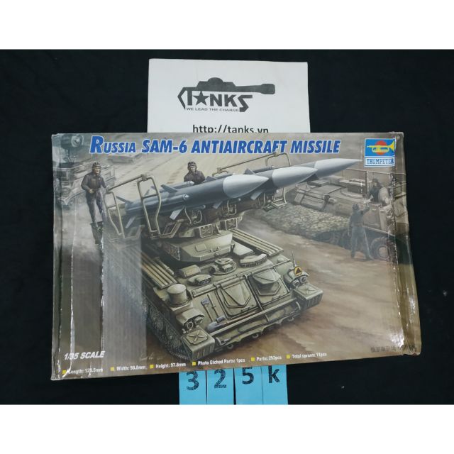 Bộ kit lắp ráp tên lửa phòng không Sam6 1/35
