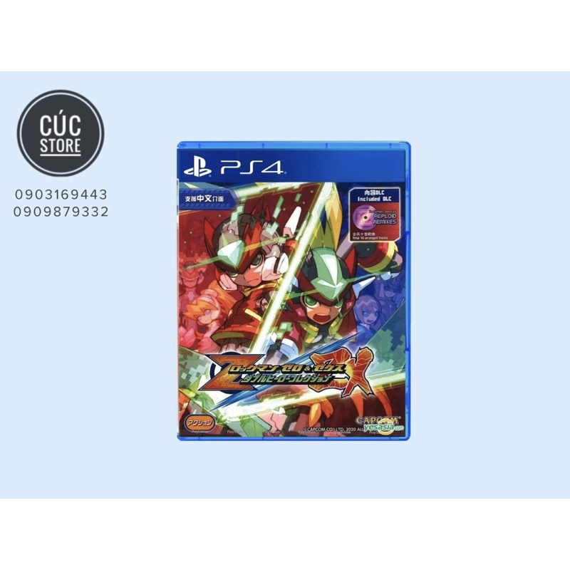 Đĩa chơi game PS4: Mega Man Zero/ZX Legacy Collection