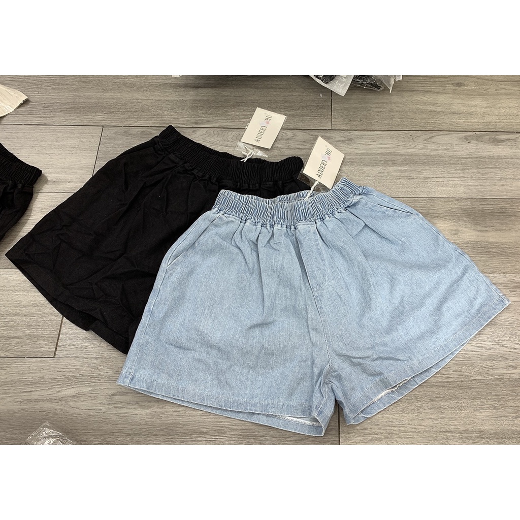 SALE Quần đùi Bigsize jean trơn LT 16272