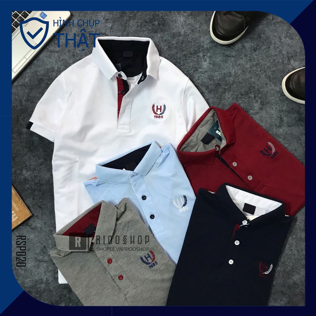 Áo thun polo ngắn tay có cổ Men H cực đẹp RSP020 có size lớn big size xxl Riooshop | BigBuy360 - bigbuy360.vn