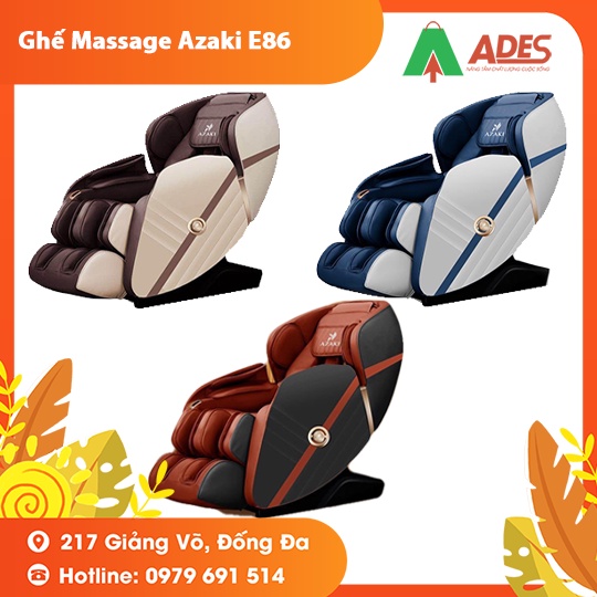 Ghế Massage Toàn Thân Cao Cấp 4D AZAKI E86 - Bảo hành Chính hãng