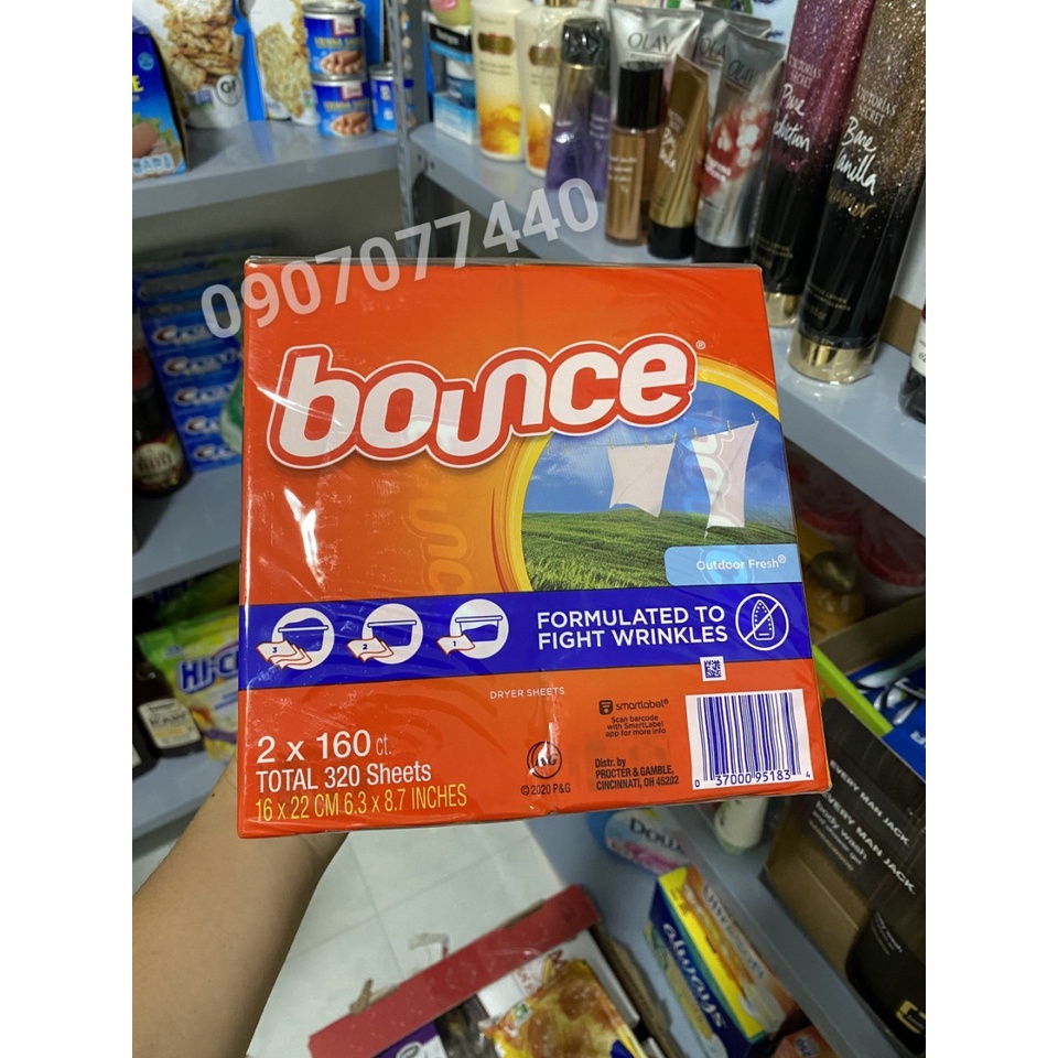 Giấy thơm quần áo Bounce 4 In 1 - EDS Hàng Mỹ