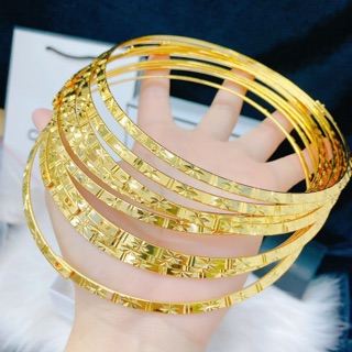 Kiềng cứng mạ vàng bền màu