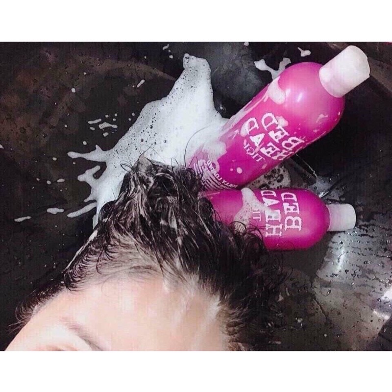 Cặp gội xả Tigi màu tím làm phồng tóc 750ml