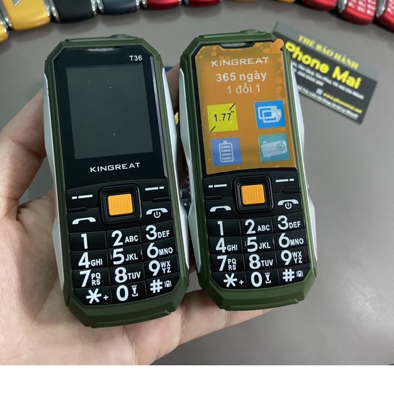 Điện Thoại Pin Khủng Kingreat T36 Có Rung 2 Sim Loa Cực To, Đèn Pin Siêu Sáng, Giá Rẻ - Bào Hành 12 Tháng | BigBuy360 - bigbuy360.vn