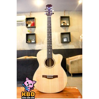 Đàn Guitar Acoustic Có Ty Chống Cong Cần HM2020 [Hỗ trợ học nhạc qua video]