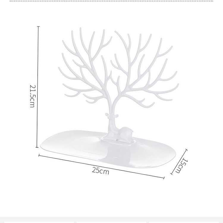 Kệ treo trang sức hình hươu - giá treo nữ trang tuần lộc xinh xắn