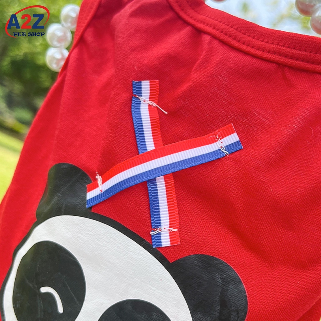 Áo Cho Mèo Chó Loại Áo 3 Lỗ Họa Tiết Dễ thương