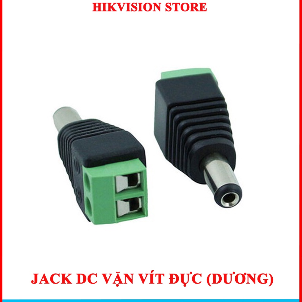 Jack BNC lò xo, BNC F5, DC,Jack DC đực cái, Dây DC đỏ dùng cho camera và các thiết bị dưới 40V