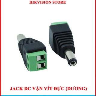 [COMBO 100C] jack DC, jack camera loại vặn vít túi đực cái, DC dương, DC âm