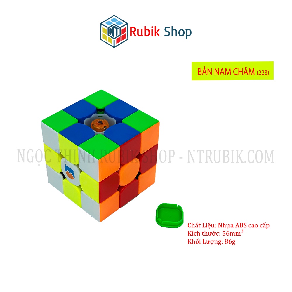 [Siêu hót Gan Monster Go] Rubik 3x3x3 GAN monster go Stickerless phiên bản standard/ bản Magnetic (Hãng mod nam châm)