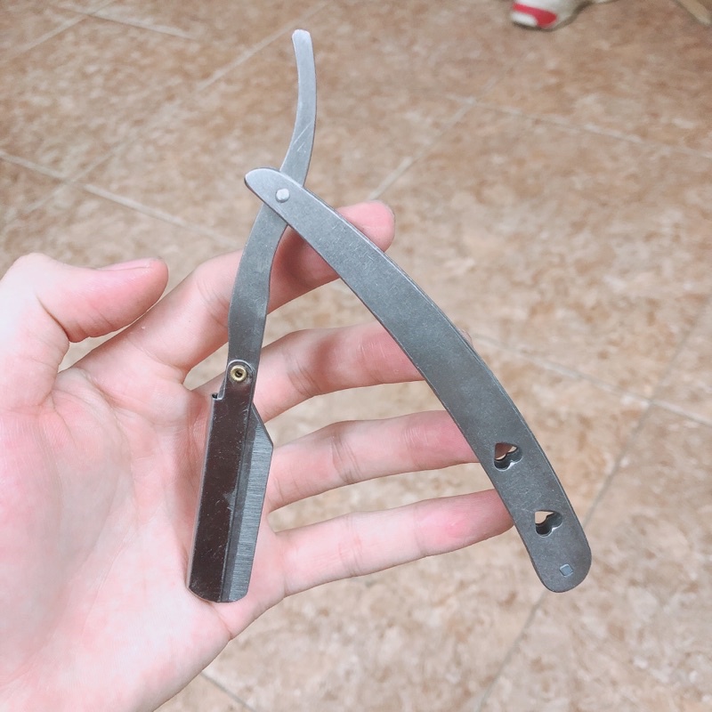 Dao cạo lông mặt inox , dao cạo thay lưỡi inox cao cấp