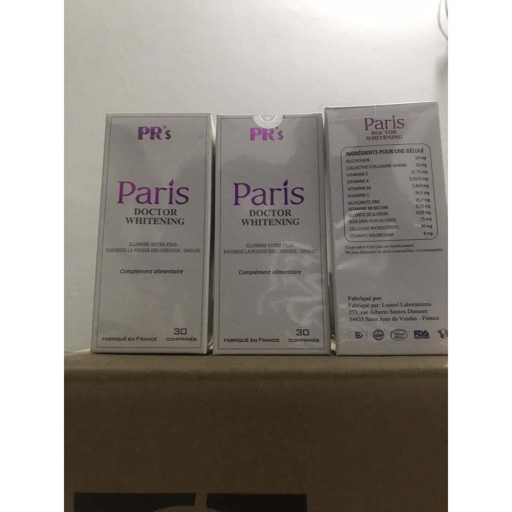 Viên uống hỗ trợ làm trắng và mờ nám PARIS DOCTOR PERFECT