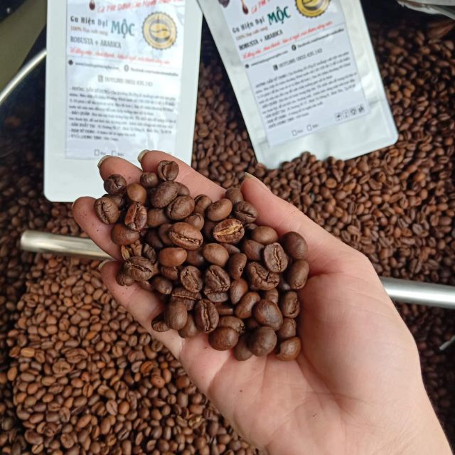 Cà phê Robusta rang mộc