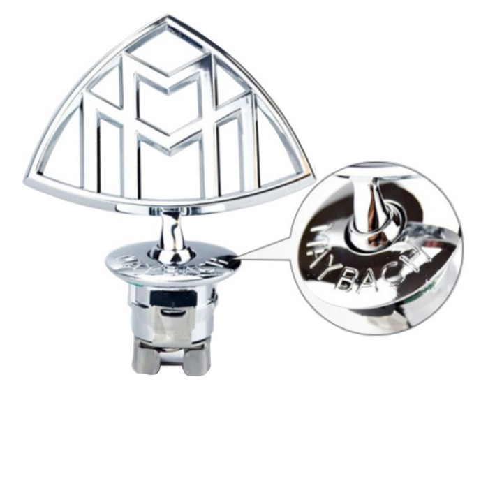 Sản Phẩm Logo Maybach nắp capo đầu xe ô tô, dùng độ cho xe Mercedes cao cấp MB2669 .