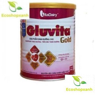 Combo 3 Lon Sữa Gluvita Gold 400g (người bệnh tiểu đường) Date T1.2022