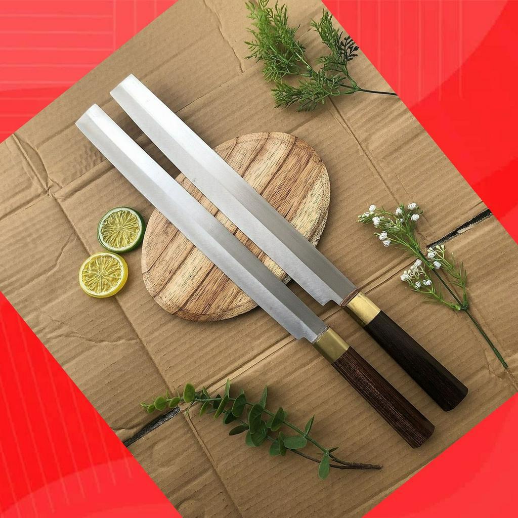 Dao thái sashimi, cắt sushi kiểu Nhật hàng rèn thủ công lưỡi dày 3.5-4mm - Hàng loại 1 - Dụng cụ nhà bếp