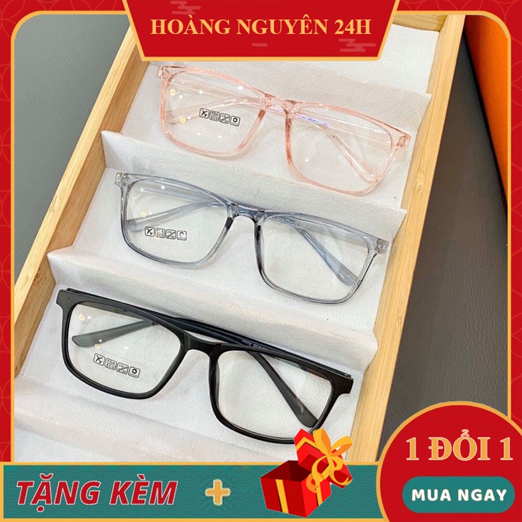 Mắt Kính Giả Cận Form Vuông Chuẩn 6602 M378 New Nhiều Màu Siêu Đẹp