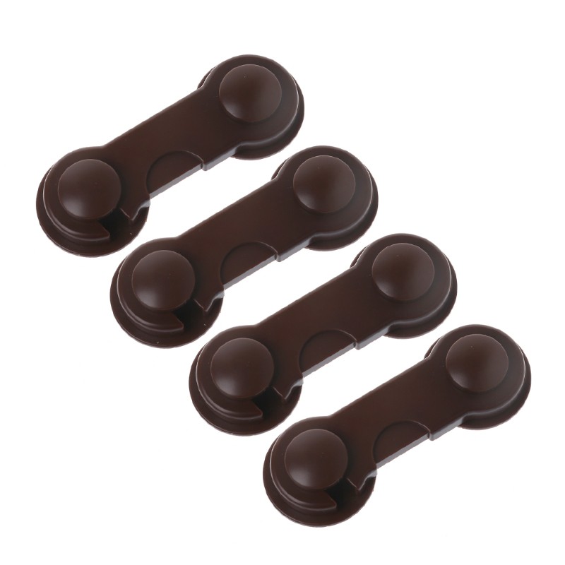 Set 4 khóa cài cửa tủ giữ an toàn cho bé