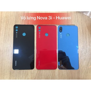 Vỏ Lưng huawei Nova 3i, kèm kính camera