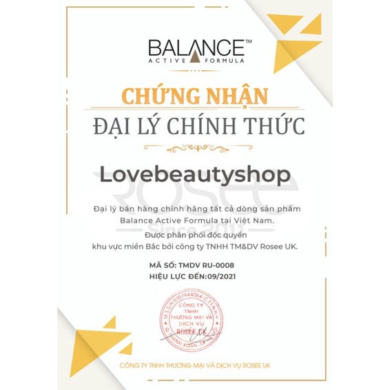 Serum Balance làm sáng da, giảm nám, tàn nhang Vitamin C Brightening Serum Balance