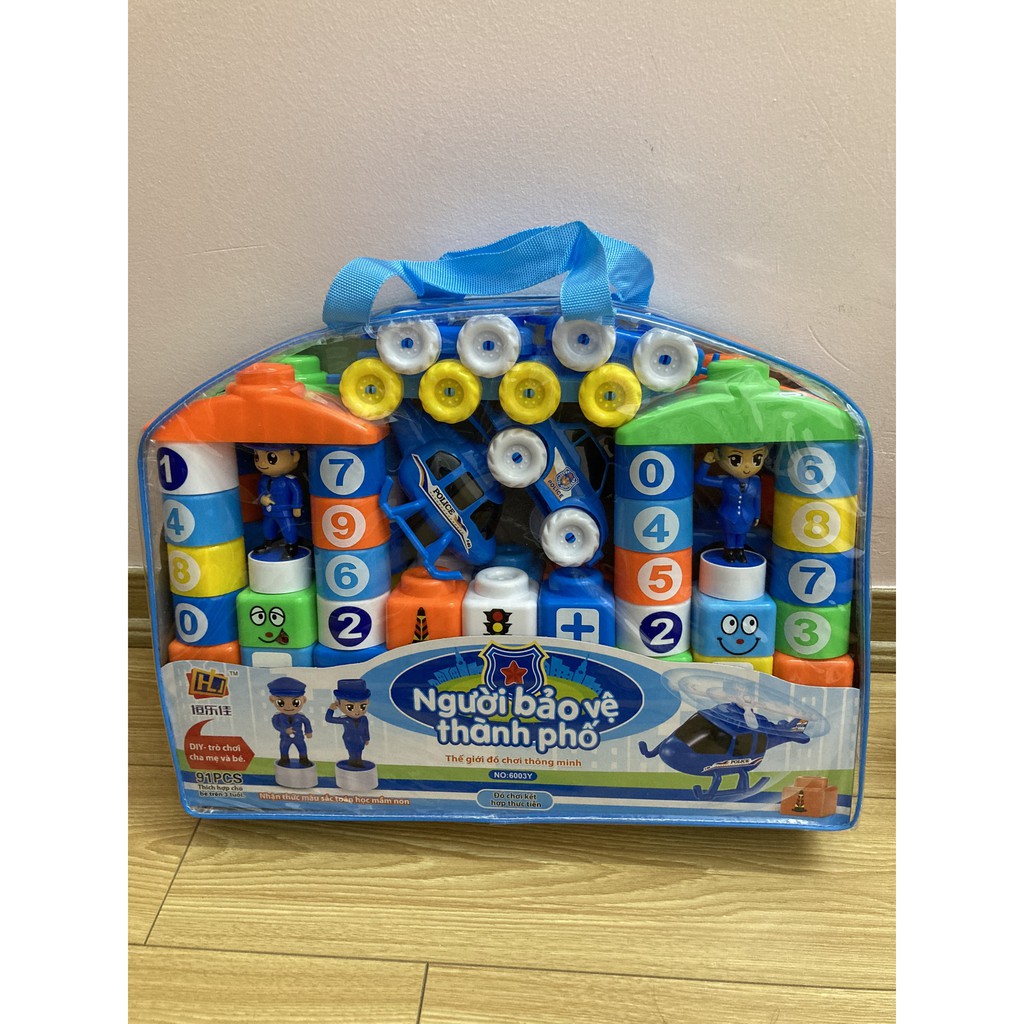 Bộ Đồ Chơi Xếp Hình Người Bảo Vệ Thành Phố