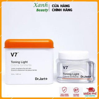 Kem V7 Toning Light Dr. Jart+ - Kem dưỡng ẩm, trắng da, mờ nám tàn nhang