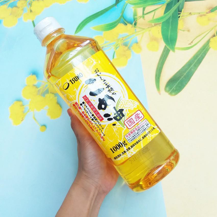 Dầu gạo cao cấp Tsuno 1000gr