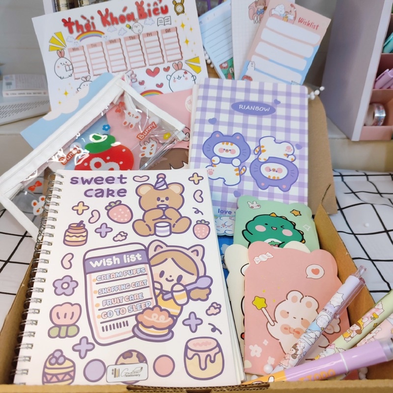 SET ĐỒ DÙNG HỌC TẬP CUTE