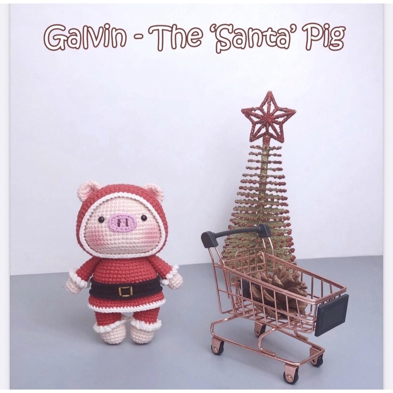 Heo len handmade - Gấu bông len- Gấu bông handmade