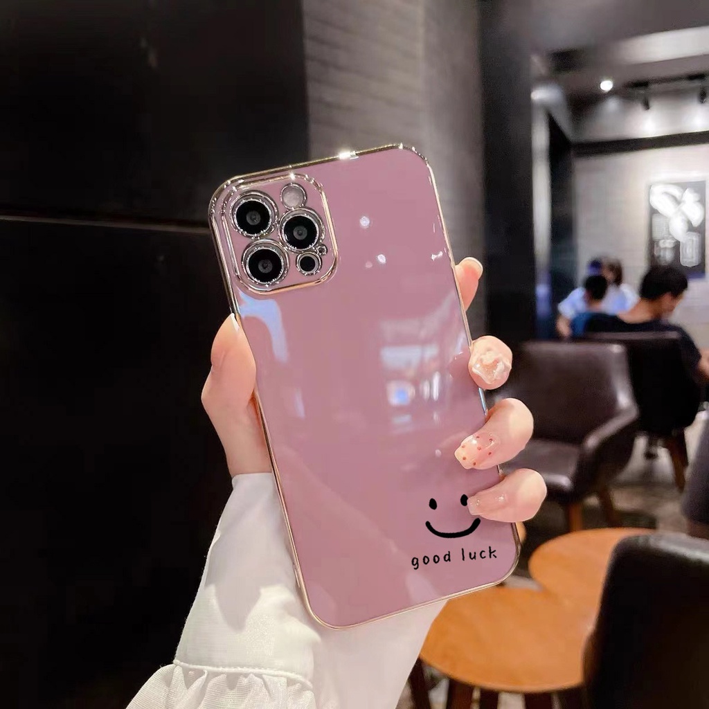 Ốp lưng iphone mạ điện 6D sang trọng cho Iphone 7 8 Plus SE X XS XS Max 11 12 13 Pro Max