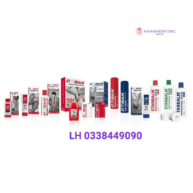 Băng vải thể thao STARBALM SPORTS TAPE  bảo vệ và hỗ trợ khớp