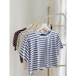 Áo dáng ngắn tay kẻ TKP95 1994closet