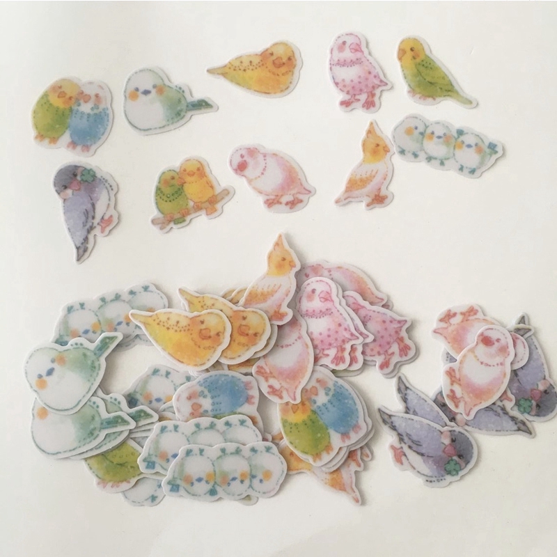 Set 60 Miếng Dán Trang Trí Sổ Tay Xinh Xắn