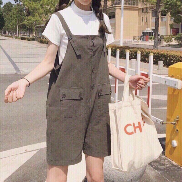 Yếm xanh lính phoi áo thun