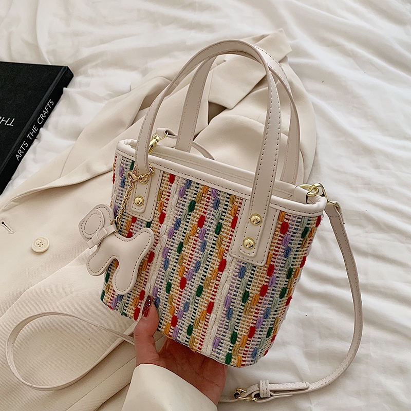 Túi Đeo Chéo Vai Đan Len Thiết Kế Nhỏ Gọn Thời Trang Mùa Hè Mới 2022 Cho Nữ