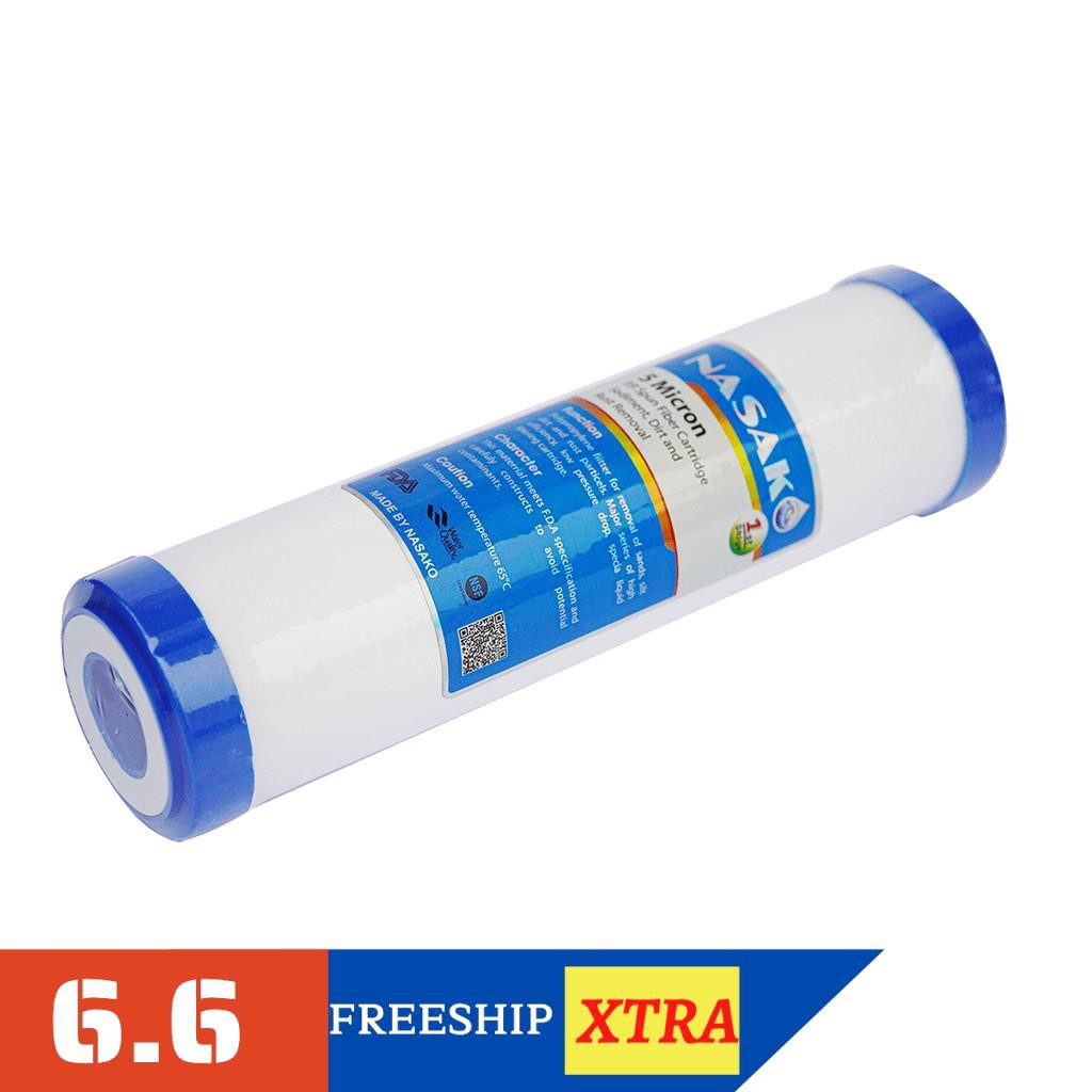 Bộ Lõi Lọc Nước Nasako số 1-2-3 Chính Hãng lắp được cho các máy lọc nước RO