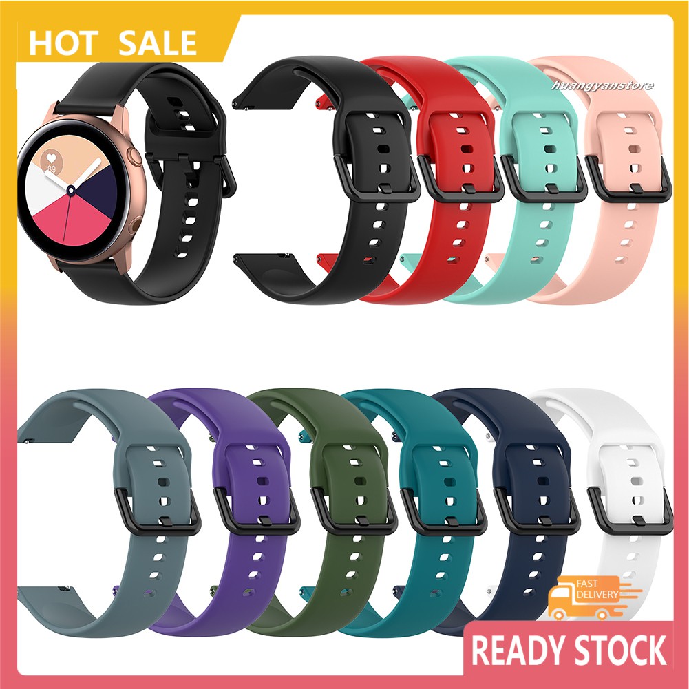 Dây Đeo Thể Thao Silicone Mềm Cho Đồng Hồ Samsung Galaxy Watch Active R500