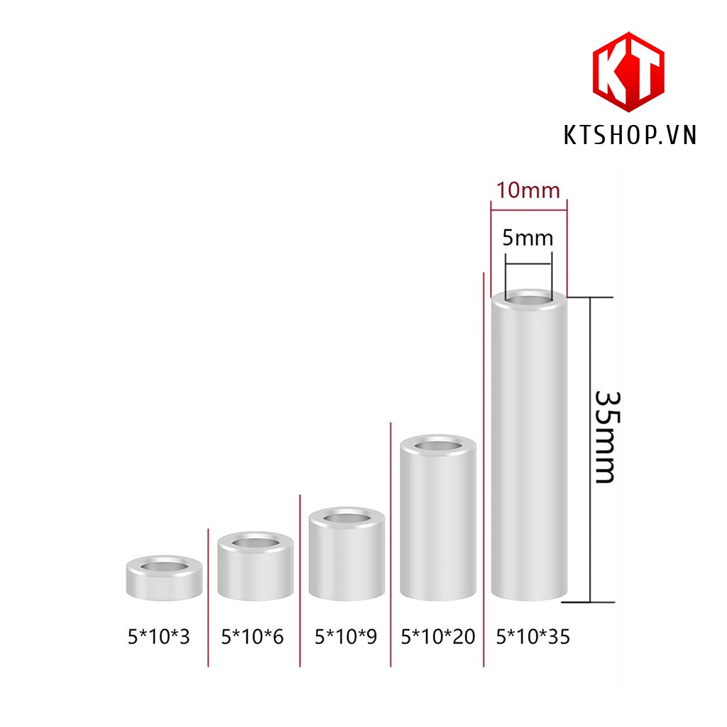 Trục nhôm cho bánh xe v-slot độ chính xác cao