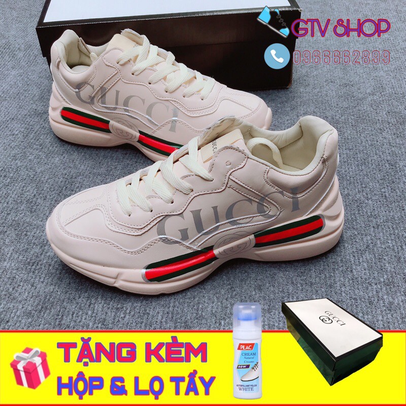 [Hàng super beautifull - Tặng hộp &amp; Lọ tẩy] Giày thể thao nam nữ sneaker mẫu kem, size 36 đến 43. .