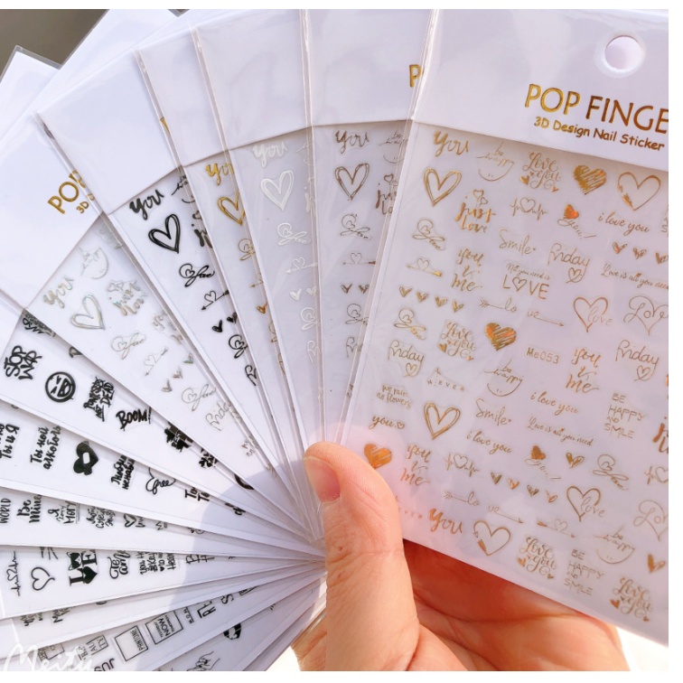sticker trang trí nail