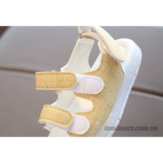 Sandal có đèn led cho bé - màu kem