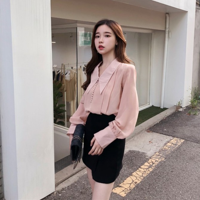 Áo sơ mi nữ dài tay Emilyshop