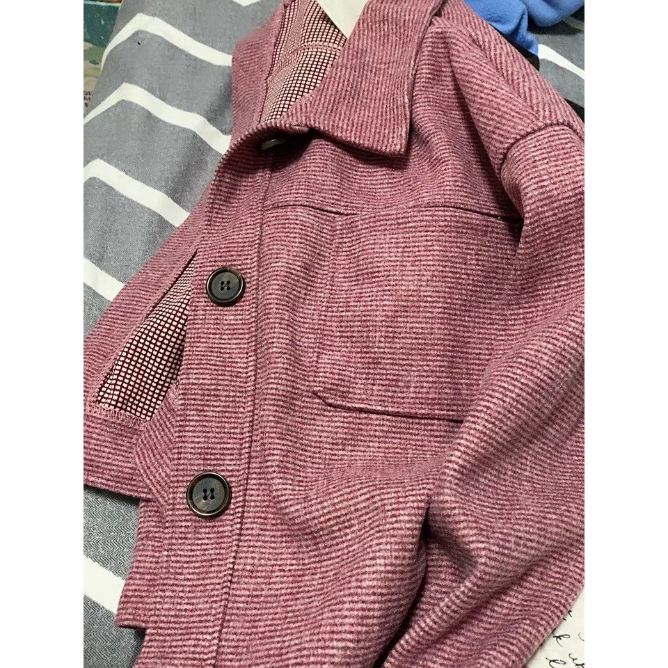 Áo khoác dạ dáng ngắn