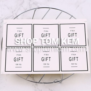 Sticker Gift for you bảng 6 tem