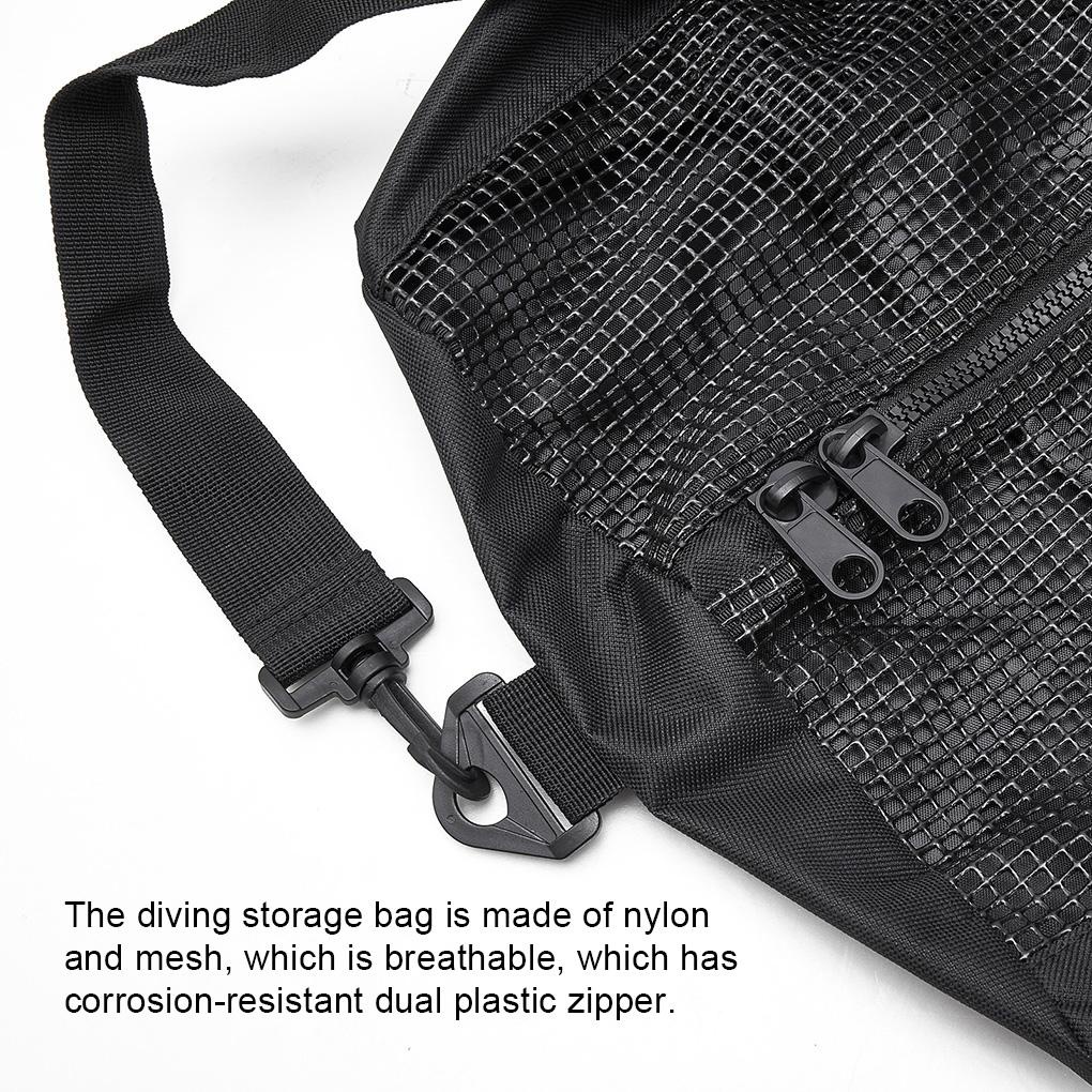 Túi Lưới Đựng Đồ Bơi Lặn Bằng Nylon Tùy Chỉnh Kèm Dây Đeo Vai Tiện Dụng