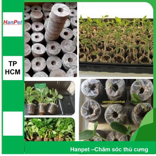 HCM-Bộ 50 Viên nén xơ dừa / viên ươm hạt / viên kích thích nảy mầm (viên sơ dừa)-HP2411004